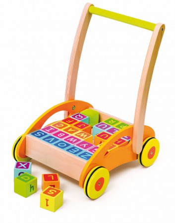 DREVENÉ KOCKY ABECEDA  V CHODÍTKU